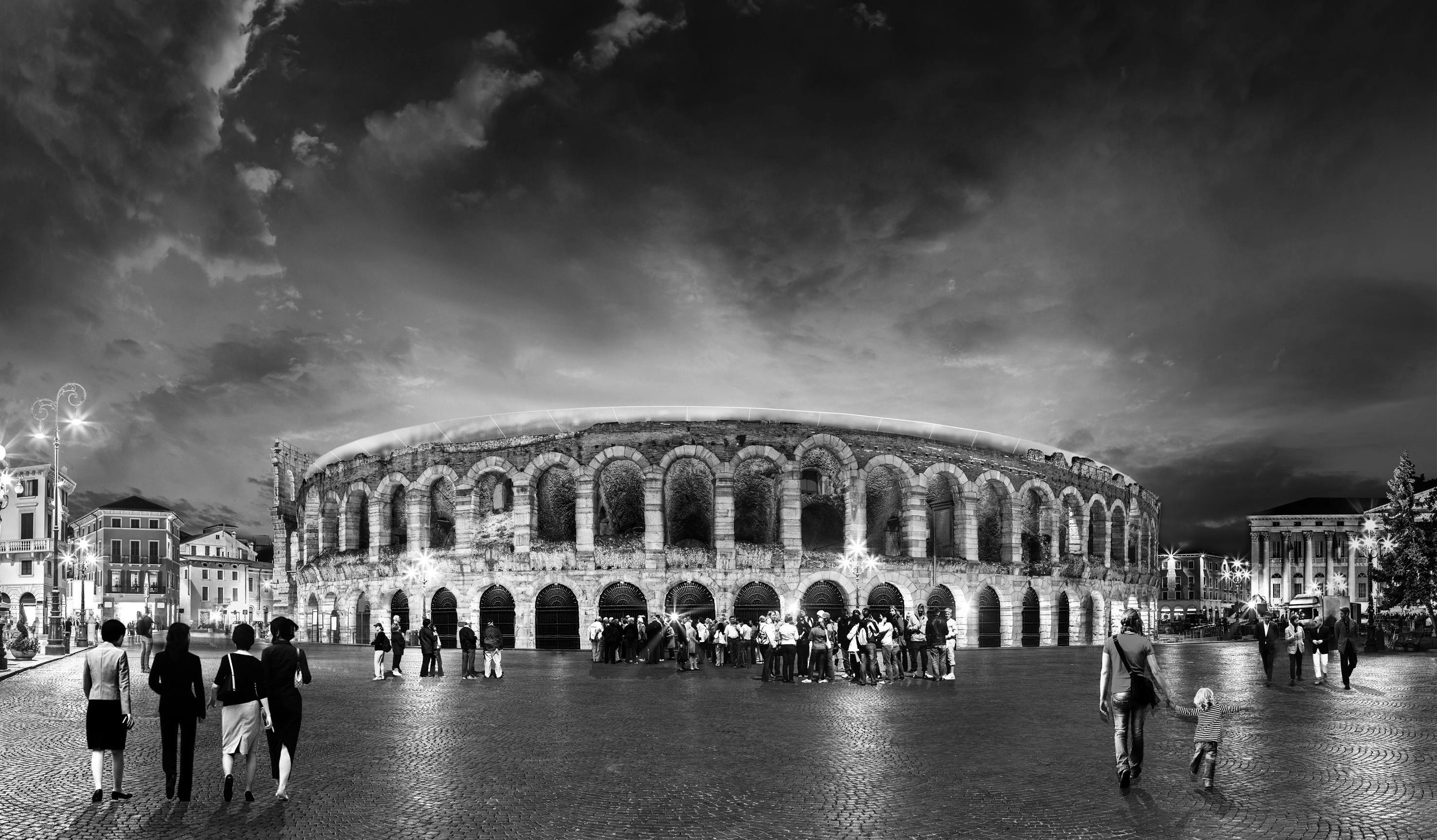 verona arena italy roman architecture old amphitheatre ancient urban europe landmark famous theater tourism opera amphitheater landscape culture town stadium travel panorama panoramic scenic italian art european monument people facade sky view summer place blue vacation beautiful arch piazza stone history city di bra night evening sunset dark light downtown building person human