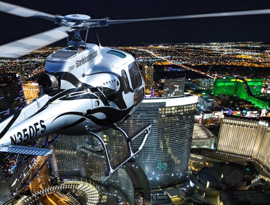 helicopter transportation vehicle aircraft metropolis building urban city town machine