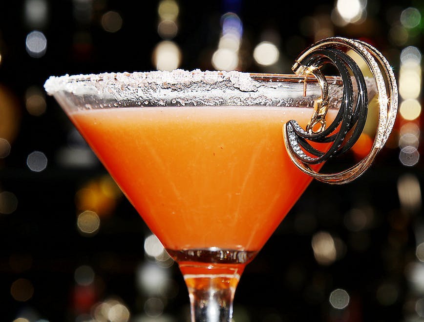 cocktail alcohol beverage drink glass goblet