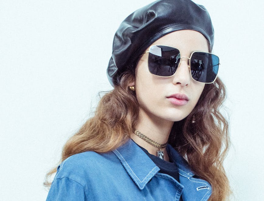 clothing apparel sunglasses accessories accessory person human bonnet hat