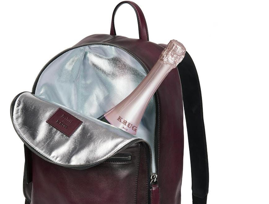 170138 krug r berluti 01 sac a dos ouvert rose bag handbag accessories accessory backpack
