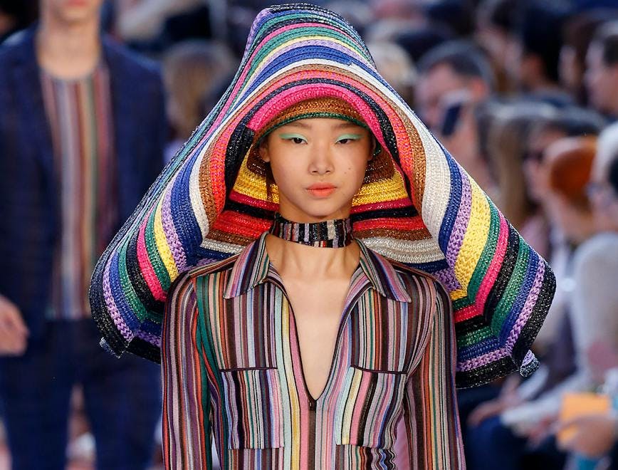 missoni ready to wear spring summer 2018 milan fashion week september2017 clothing apparel person human hood