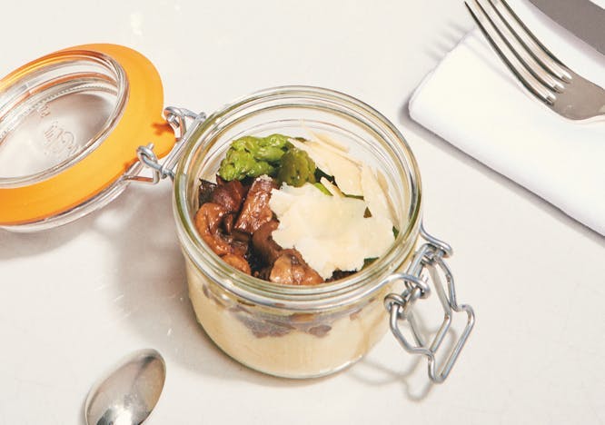 fork cutlery jar food