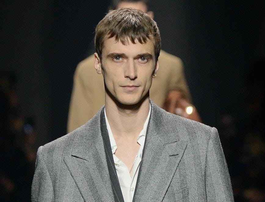 paris person human home decor suit clothing coat overcoat apparel
