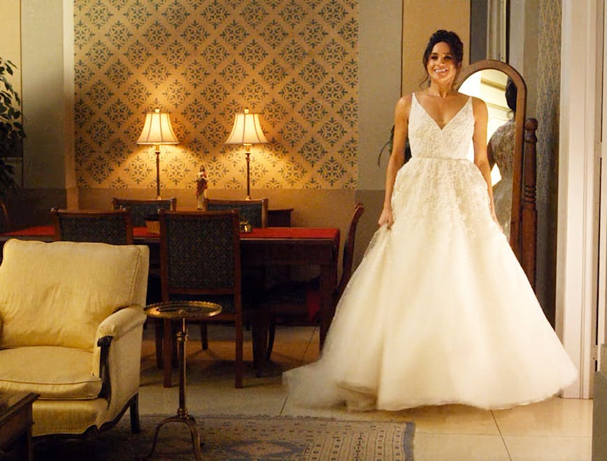 movie film still stills wedding dress meghan markle suits scene kiss kissing sexy clothing chair furniture person female gown fashion woman robe wedding gown