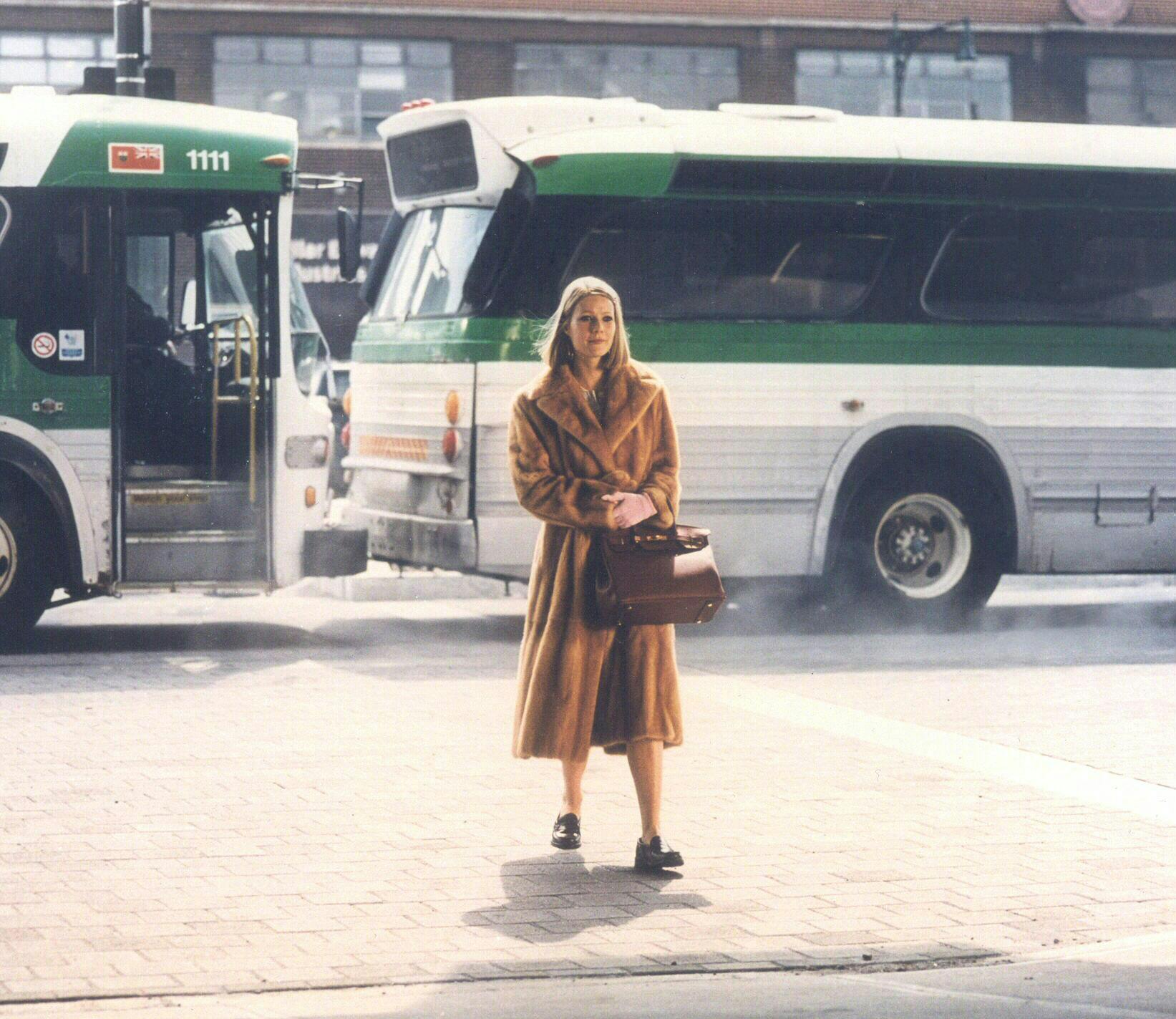 clothing bus vehicle transportation person minibus van coat overcoat wheel
