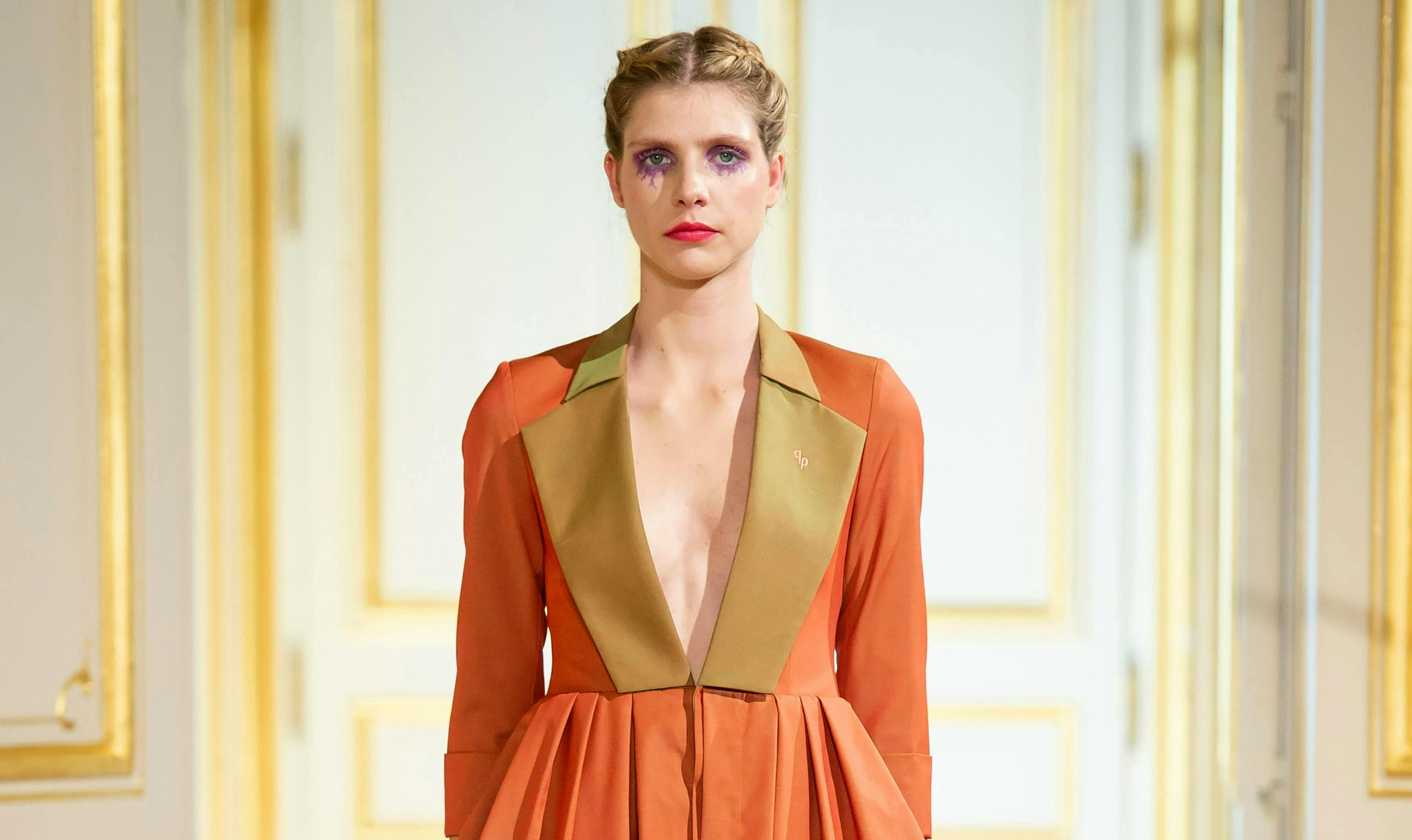 patrick pham_haute couture fall winter 2018-ed19 _paris couture july 2018_ clothing apparel dress person human female woman