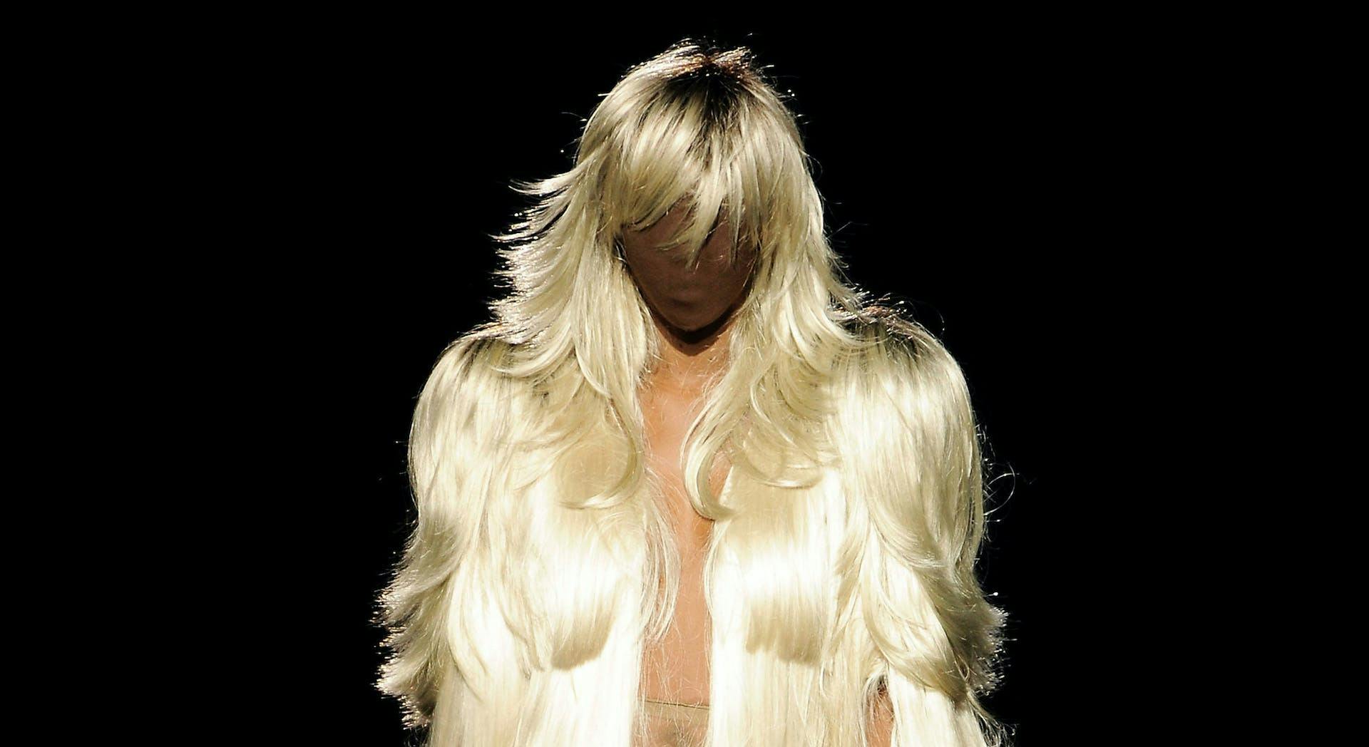catwalk,maison martin margiela paris hair person human fur