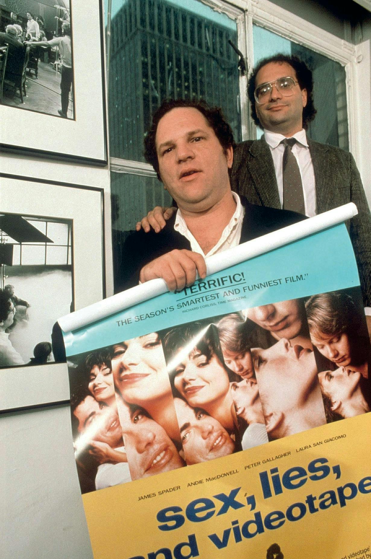 harvey bob weinstein los angeles america 1989 film producer brother brothers with others personality 636868 tie accessories accessory person human advertisement poster flyer paper brochure