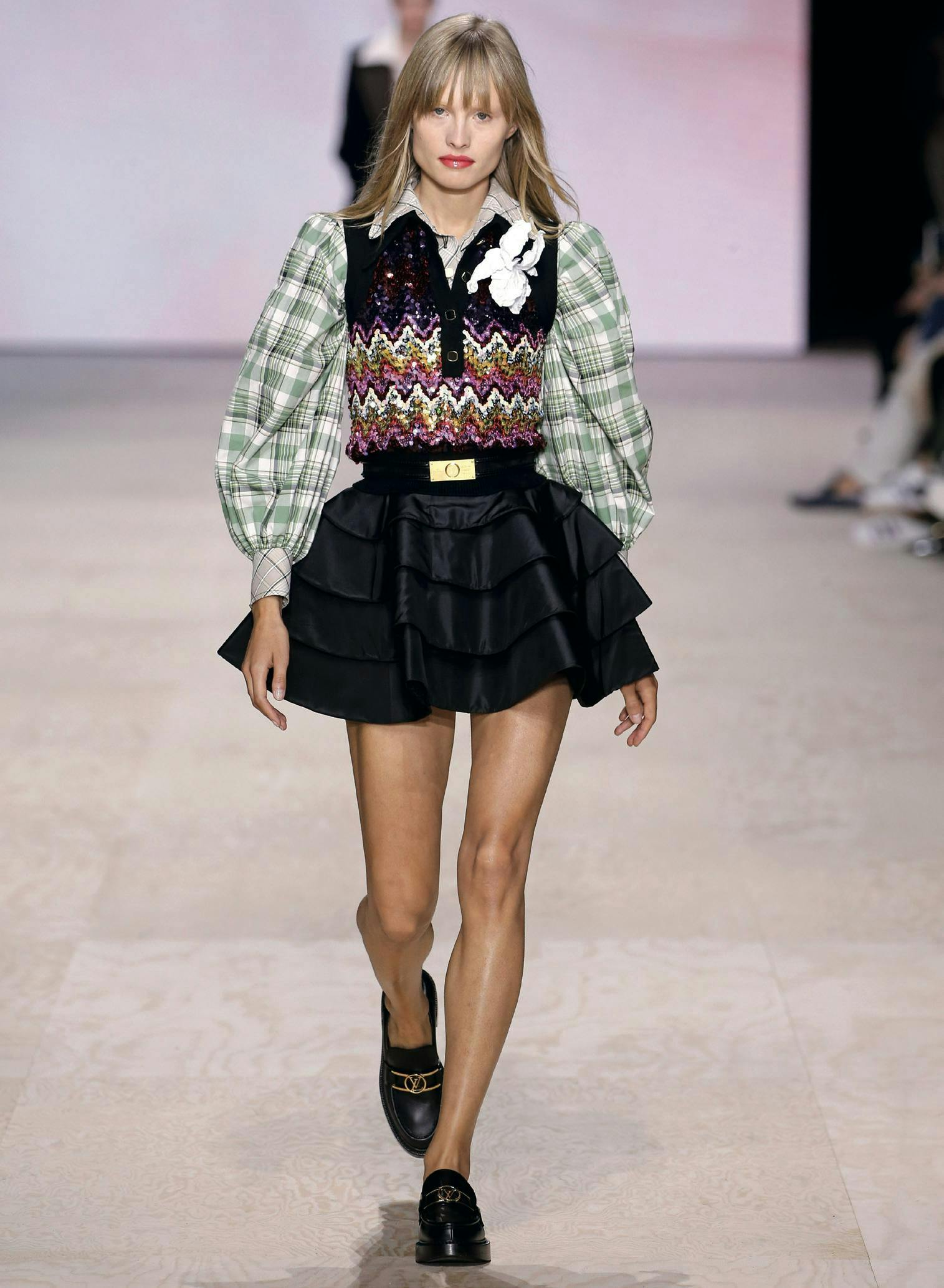 louis vuitton_. ready to wear spring summer 2020 paris september 2019 skirt clothing apparel person human runway fashion