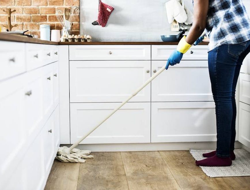 cleaning person human flooring pants clothing apparel
