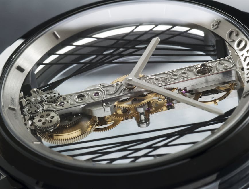 spoke machine wheel wristwatch