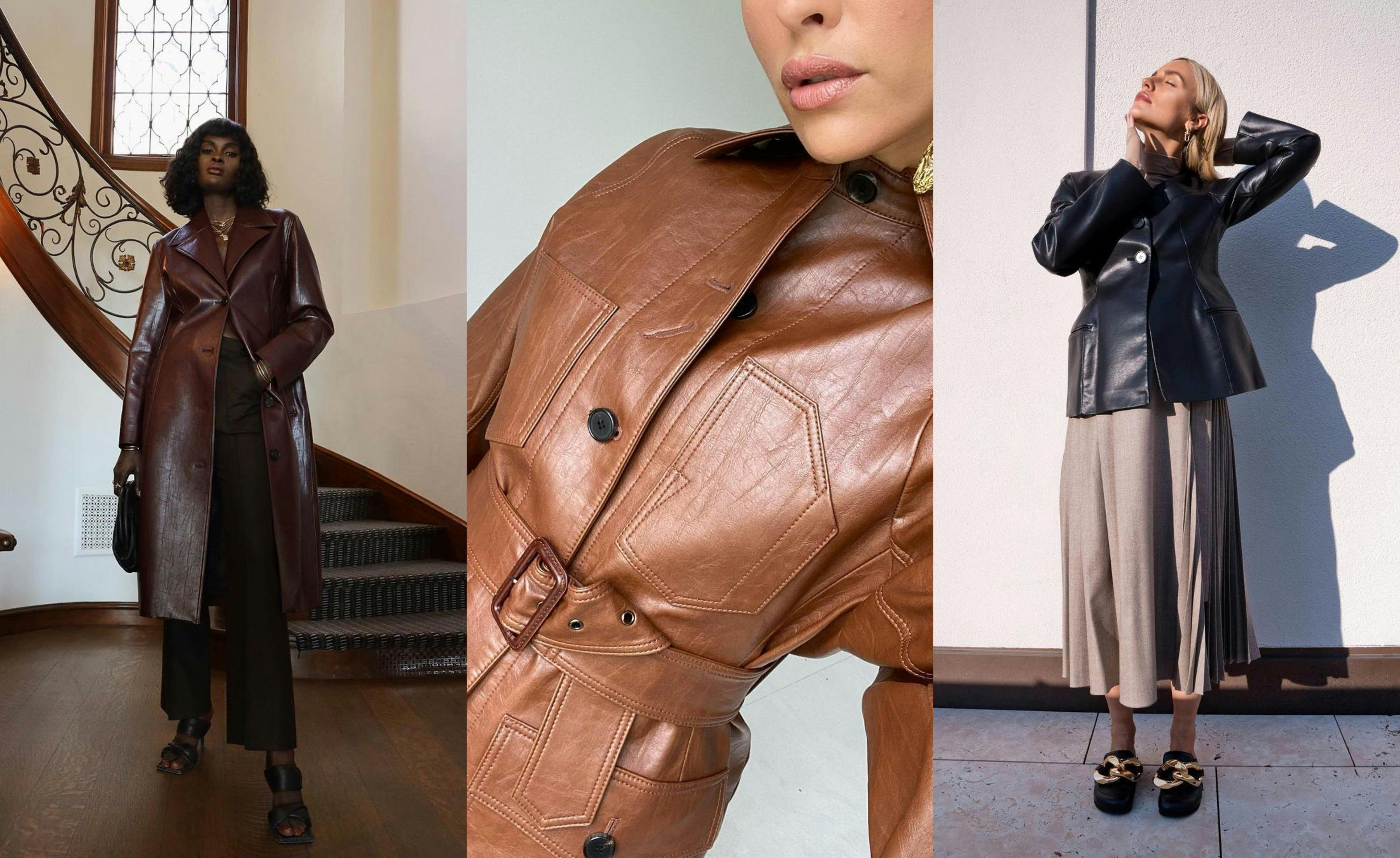 clothing apparel jacket coat person human leather jacket overcoat