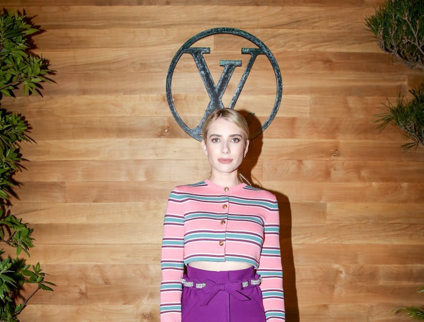 Emma Roberts lors de l'évenement Louis Vuitton