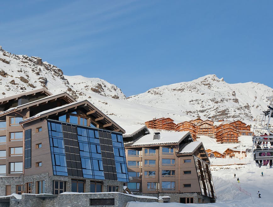sibuet val thorens nature outdoors housing building person human shelter countryside rural
