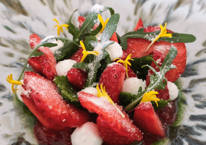plant strawberry fruit food lobster animal sea life seafood dish meal