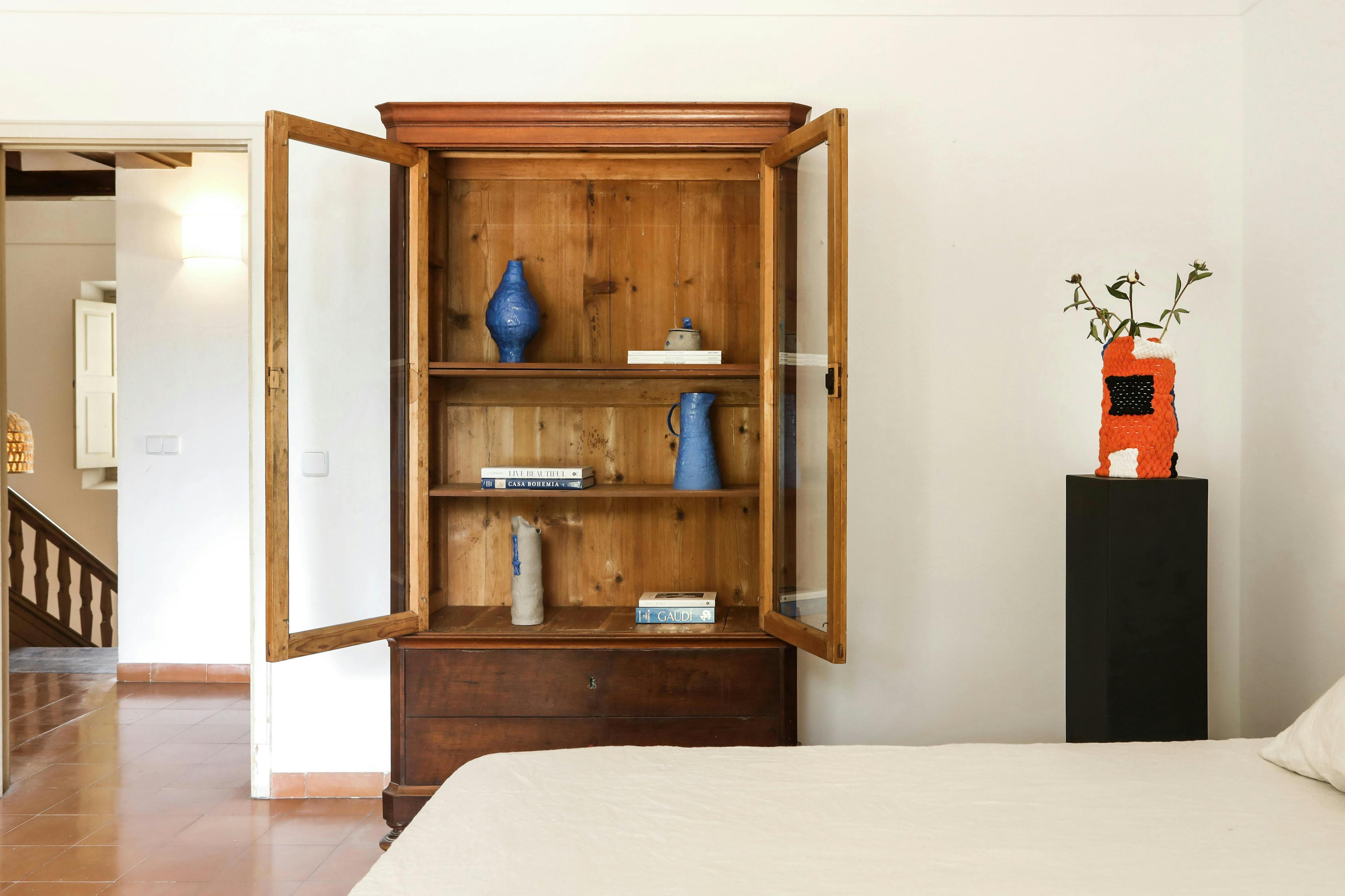 furniture cupboard closet shelf bed wood