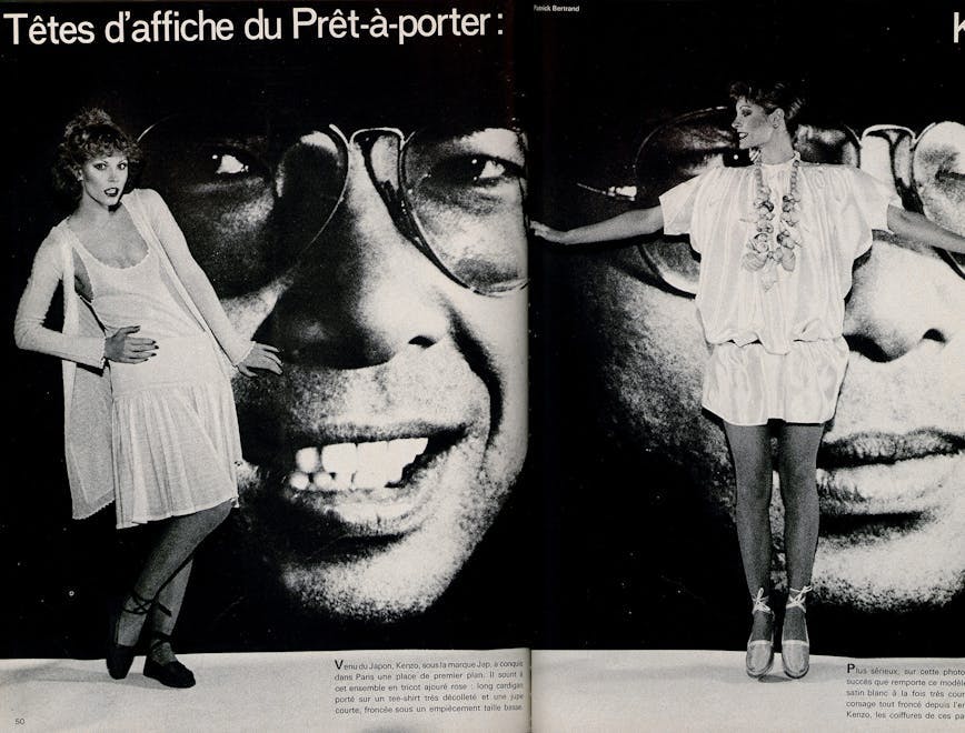 woman adult female person blouse advertisement face collage shoe shorts