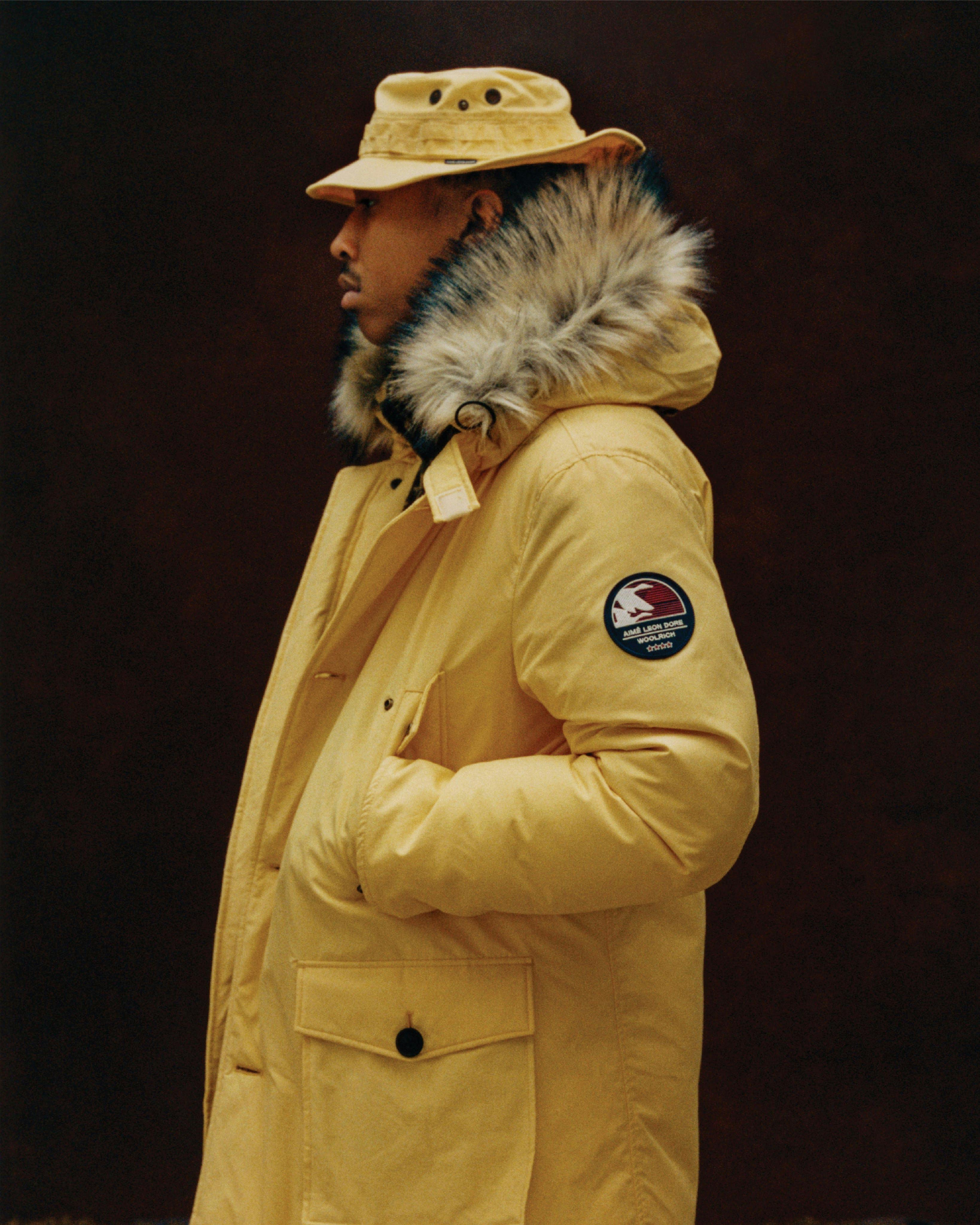 coat clothing hat jacket overcoat face person head