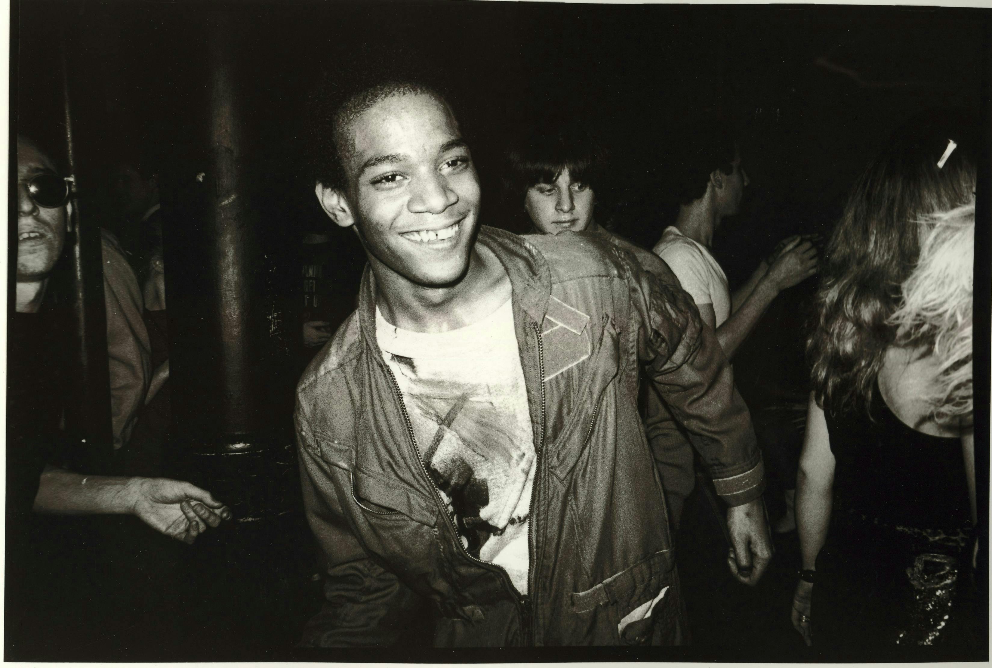 Jean-Michel Basquiat dansant au Mudd Club, New York, 1979 © Courtesy of Nicholas Taylor