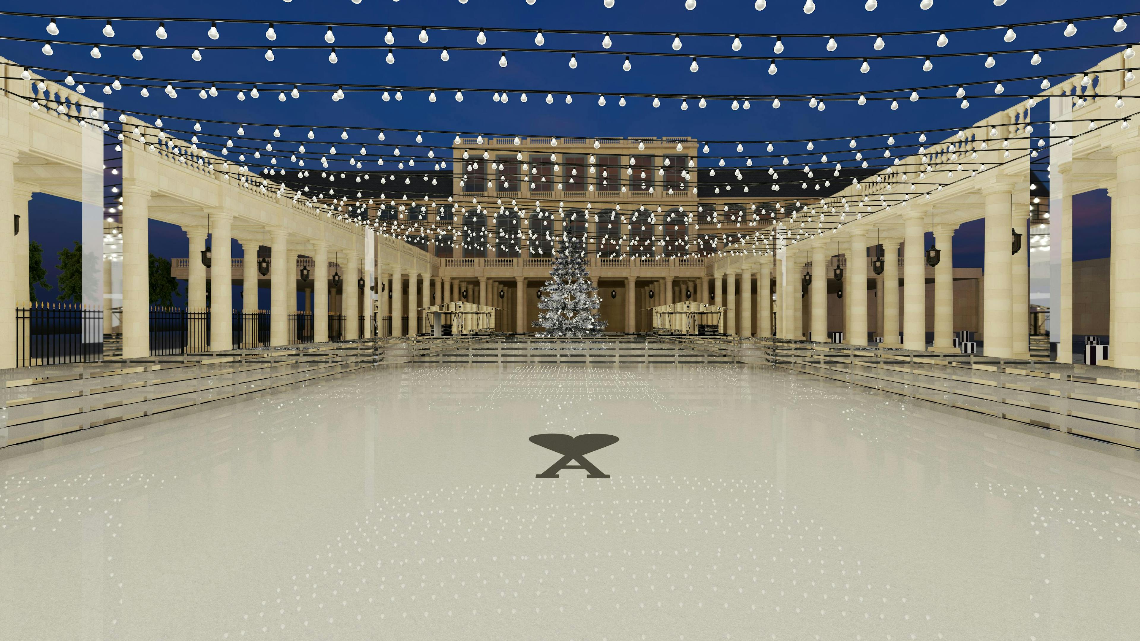 La patinoire AMI au Palais Royal
