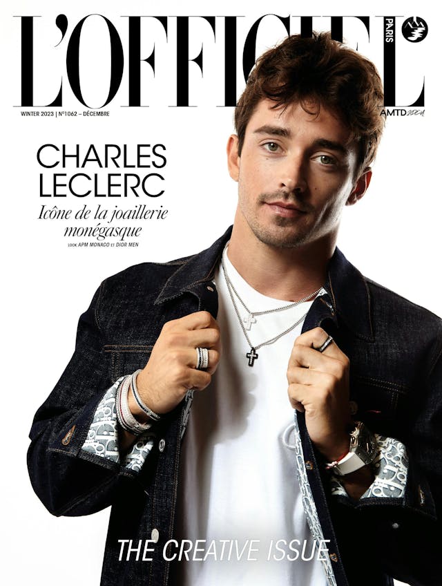 L'Officiel Paris - Winter 2023  n. 1062 Décembre - Charles Leclerc Cover in Dior Look